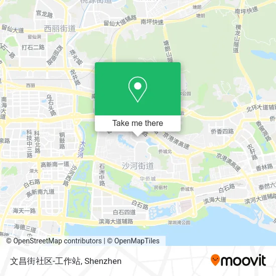 文昌街社区-工作站 map