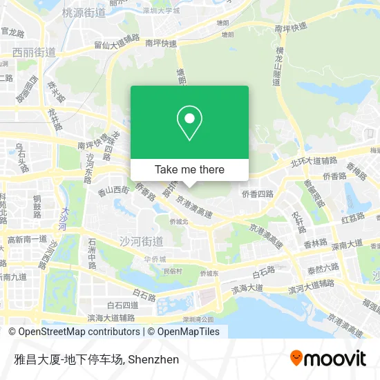 雅昌大厦-地下停车场 map