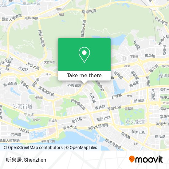 听泉居 map