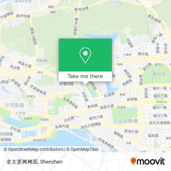老太婆摊摊面 map