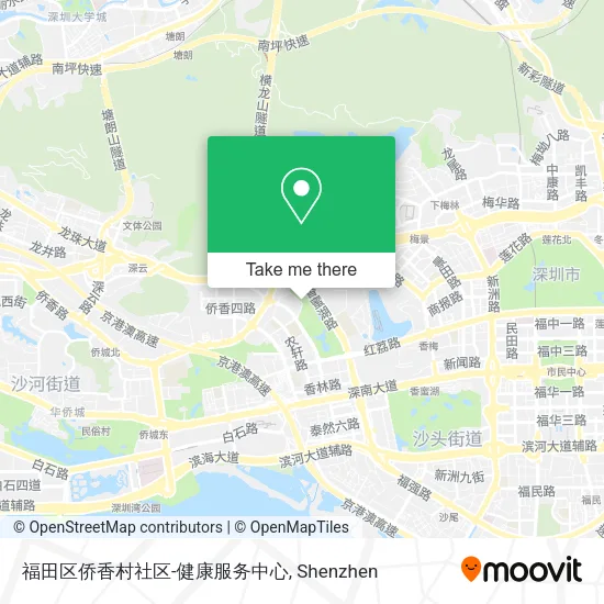 福田区侨香村社区-健康服务中心 map