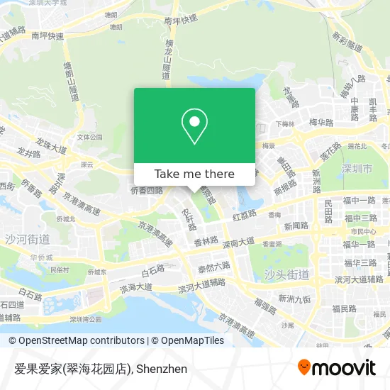 爱果爱家(翠海花园店) map