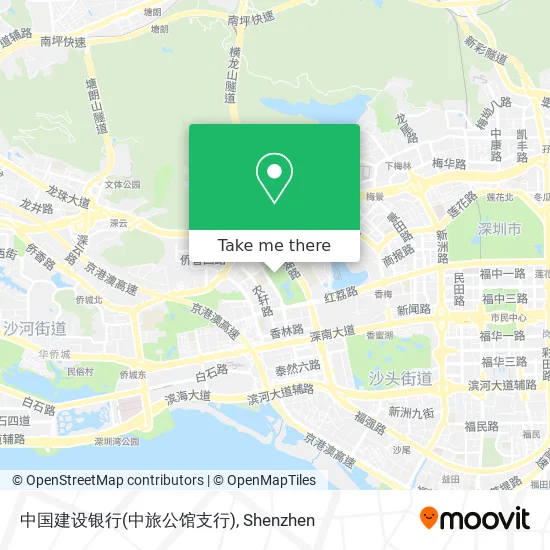 中国建设银行(中旅公馆支行) map