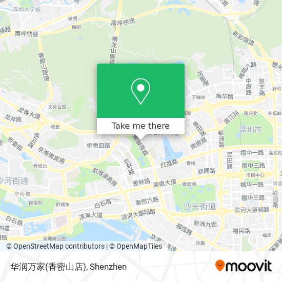 华润万家(香密山店) map