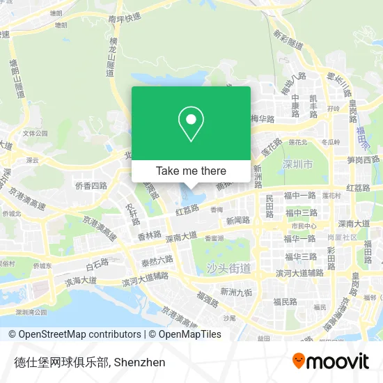 德仕堡网球俱乐部 map