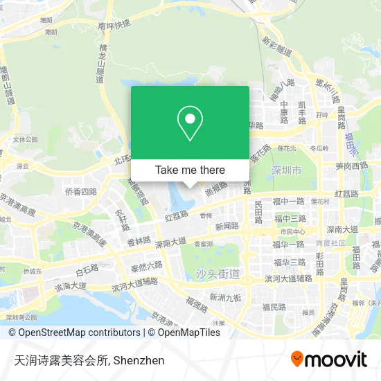 天润诗露美容会所 map