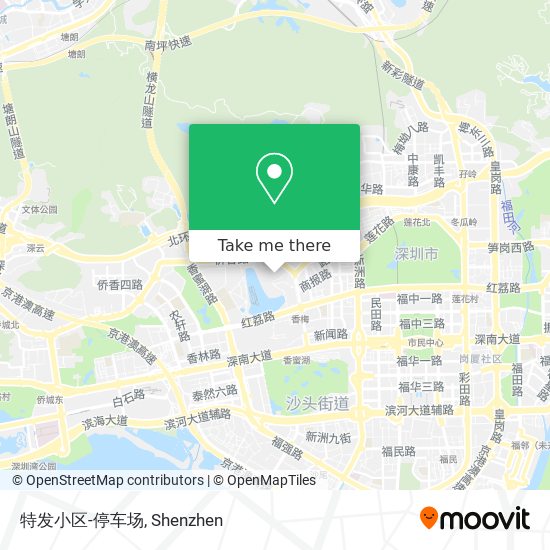 特发小区-停车场 map
