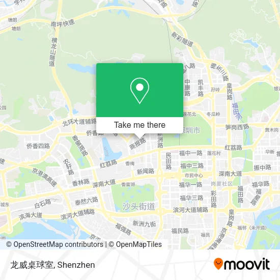 龙威桌球室 map