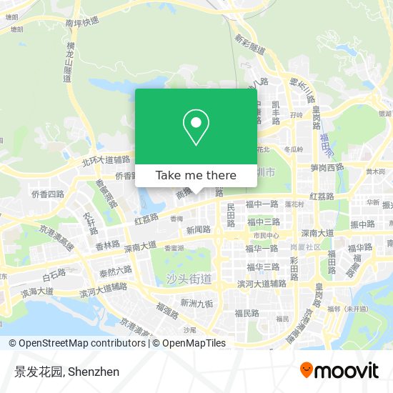 景发花园 map