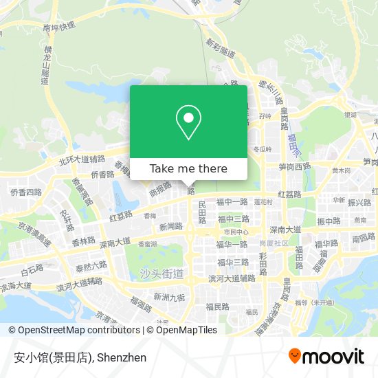 安小馆(景田店) map