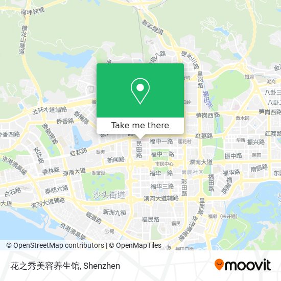 花之秀美容养生馆 map