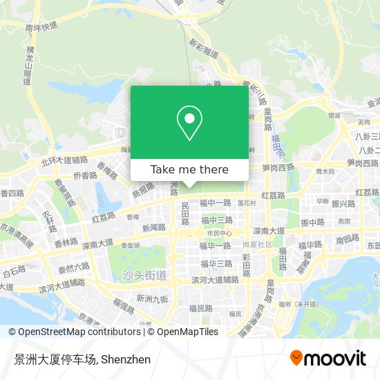 景洲大厦停车场 map