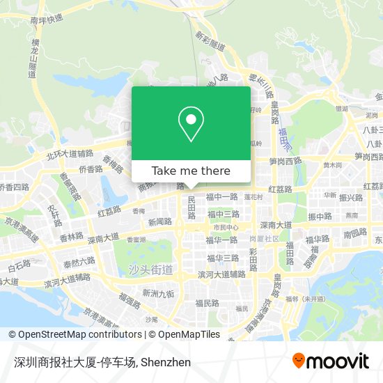 深圳商报社大厦-停车场 map