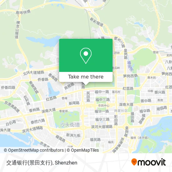 交通银行(景田支行) map