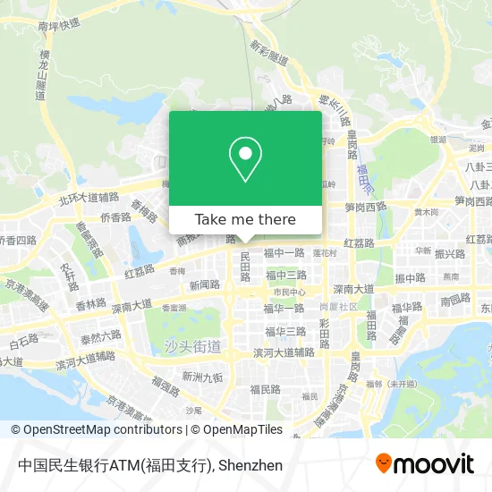 中国民生银行ATM(福田支行) map