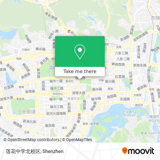 莲花中学北校区 map
