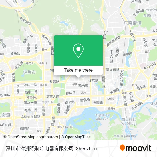 深圳市洋洲强制冷电器有限公司 map