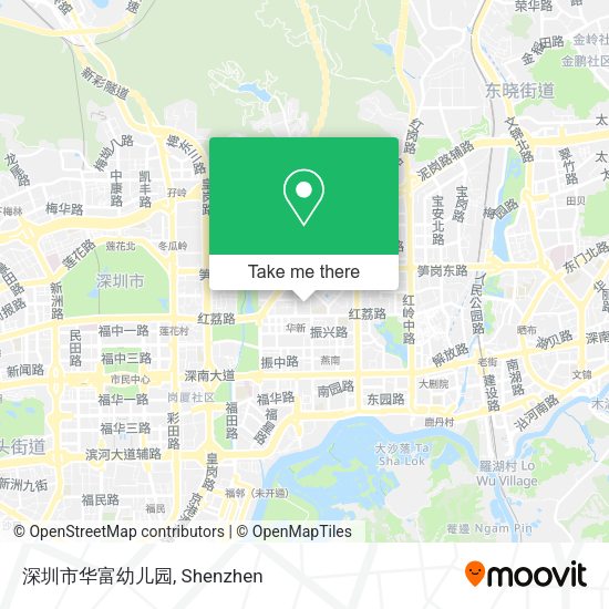 深圳市华富幼儿园 map
