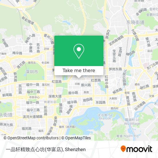 一品轩精致点心坊(华富店) map