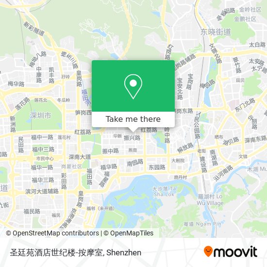 圣廷苑酒店世纪楼-按摩室 map