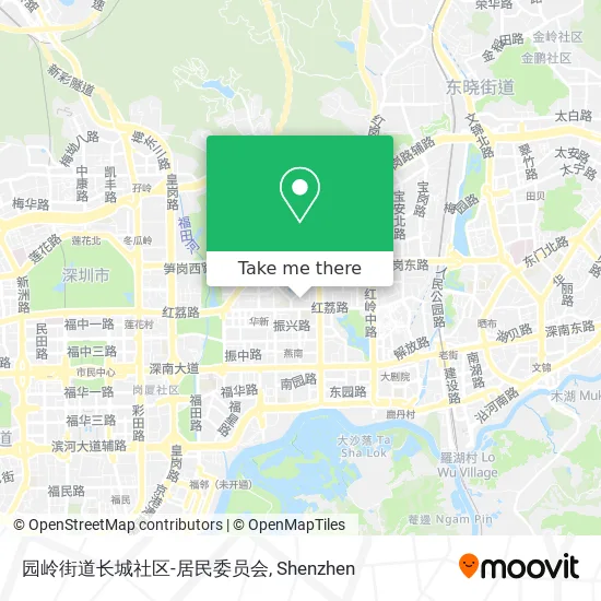 园岭街道长城社区-居民委员会 map