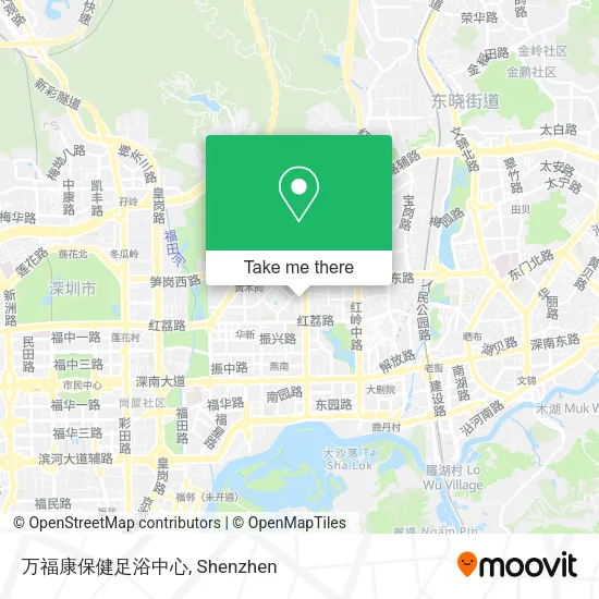 万福康保健足浴中心 map