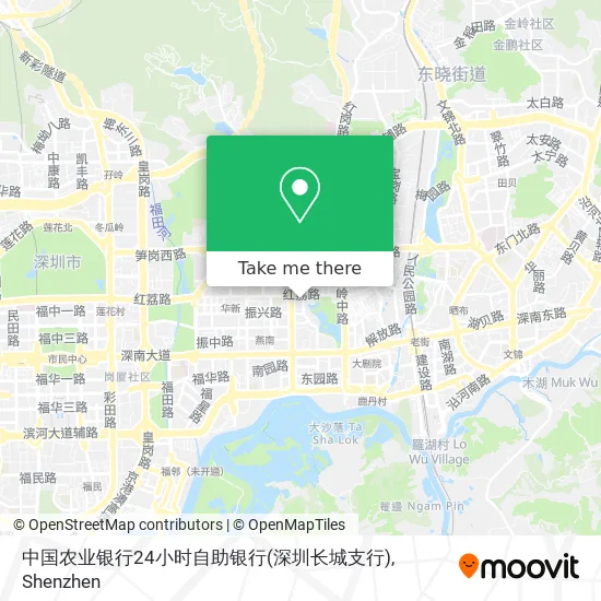 中国农业银行24小时自助银行(深圳长城支行) map