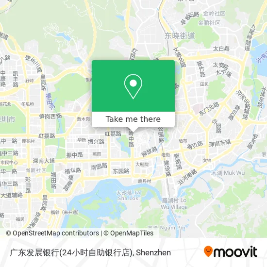 广东发展银行(24小时自助银行店) map