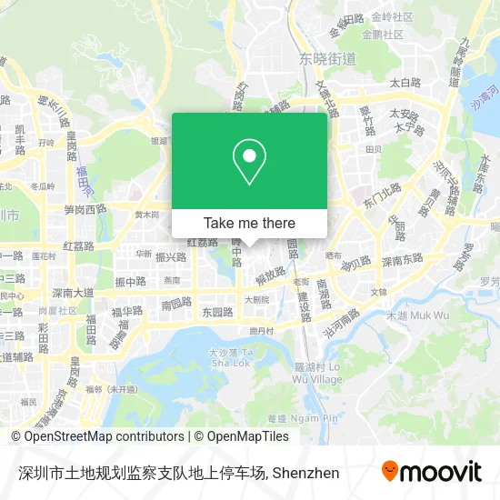 深圳市土地规划监察支队地上停车场 map