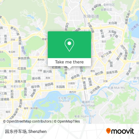 园东停车场 map