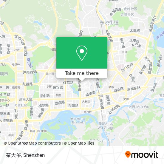 茶大爷 map