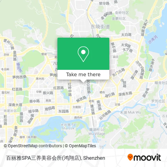 百丽雅SPA三养美容会所(鸿翔店) map