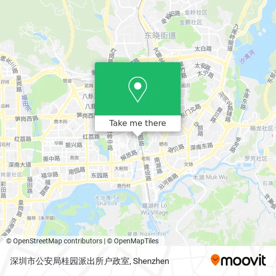 深圳市公安局桂园派出所户政室 map