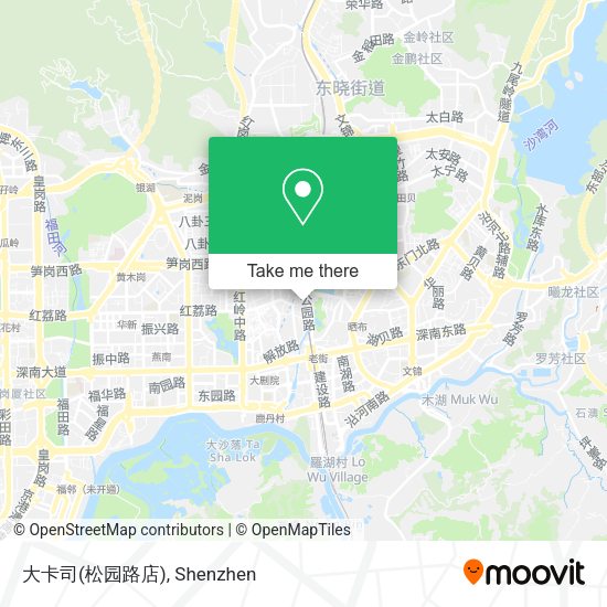 大卡司(松园路店) map