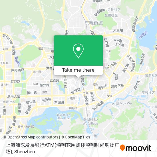 上海浦东发展银行ATM(鸿翔花园裙楼鸿翔时尚购物广场) map
