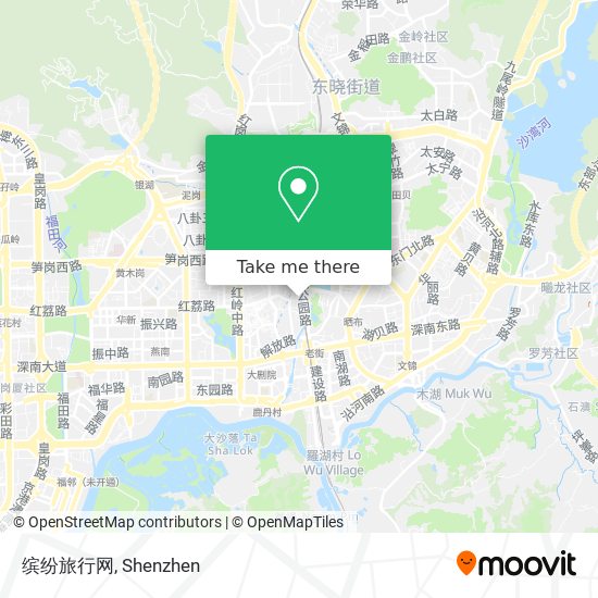 缤纷旅行网 map
