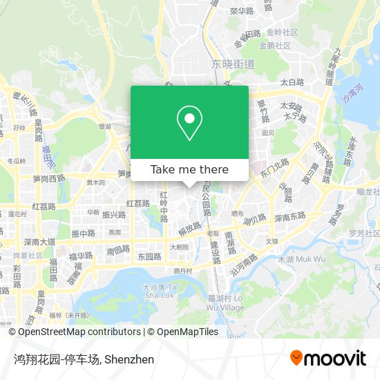 鸿翔花园-停车场 map