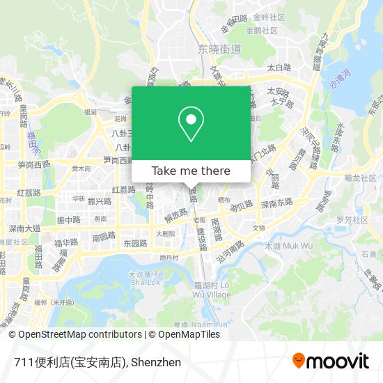 711便利店(宝安南店) map