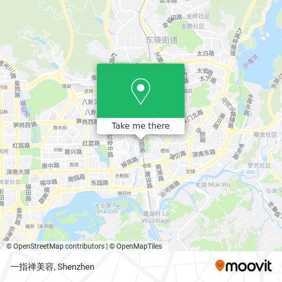 一指禅美容 map