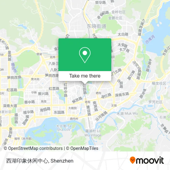 西湖印象休闲中心 map