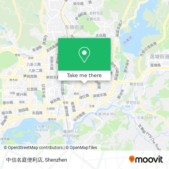 中信名庭便利店 map