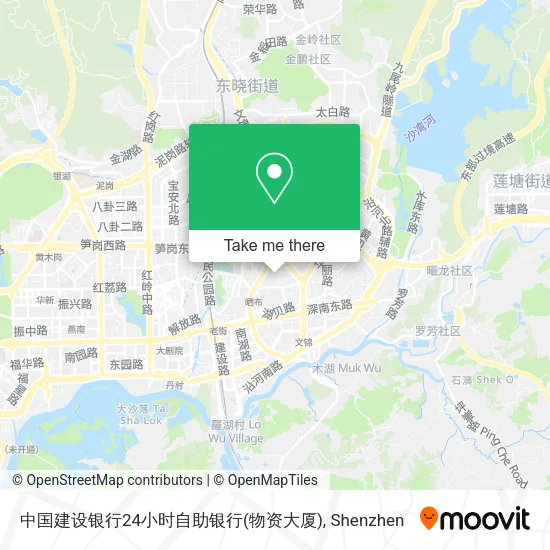 中国建设银行24小时自助银行(物资大厦) map