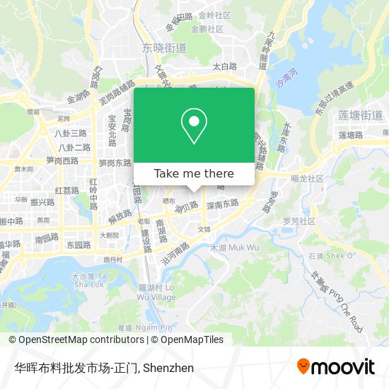 华晖布料批发市场-正门 map