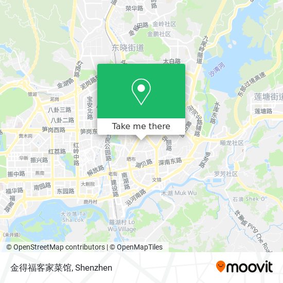 金得福客家菜馆 map