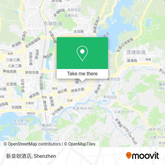 新皇朝酒店 map