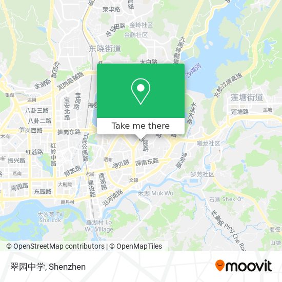 翠园中学 map