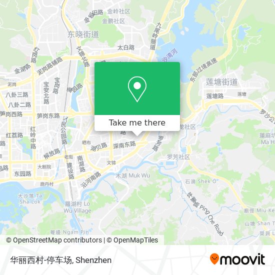 华丽西村-停车场 map