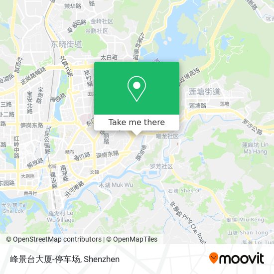 峰景台大厦-停车场 map