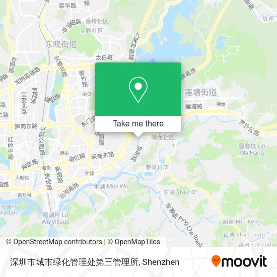 深圳市城市绿化管理处第三管理所 map