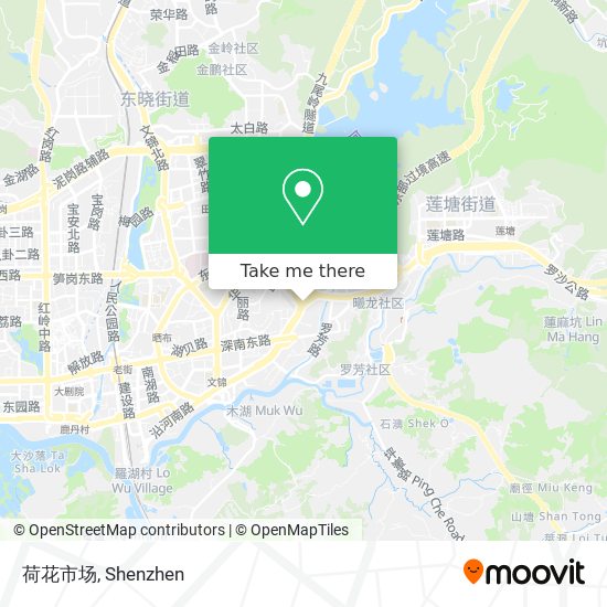 荷花市场 map